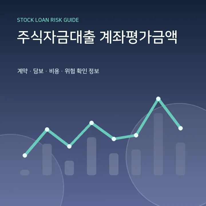 주식자금대출 계좌평가금액