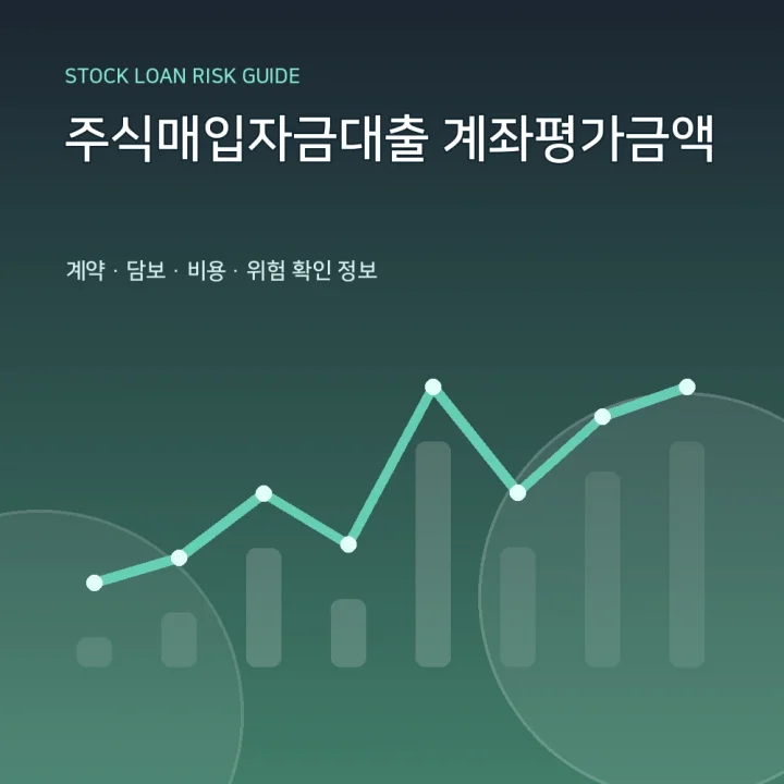 주식매입자금대출 계좌평가금액
