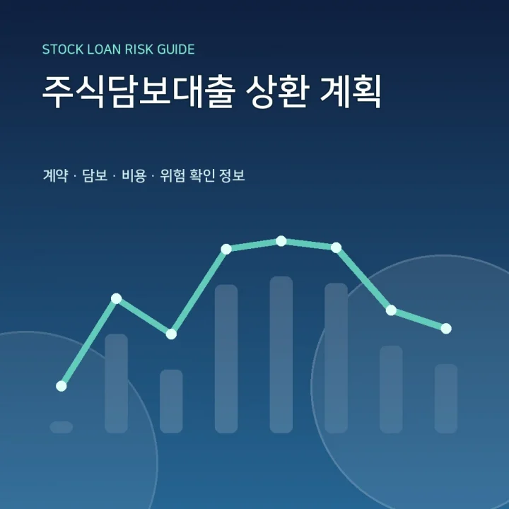 주식담보대출 상환 계획