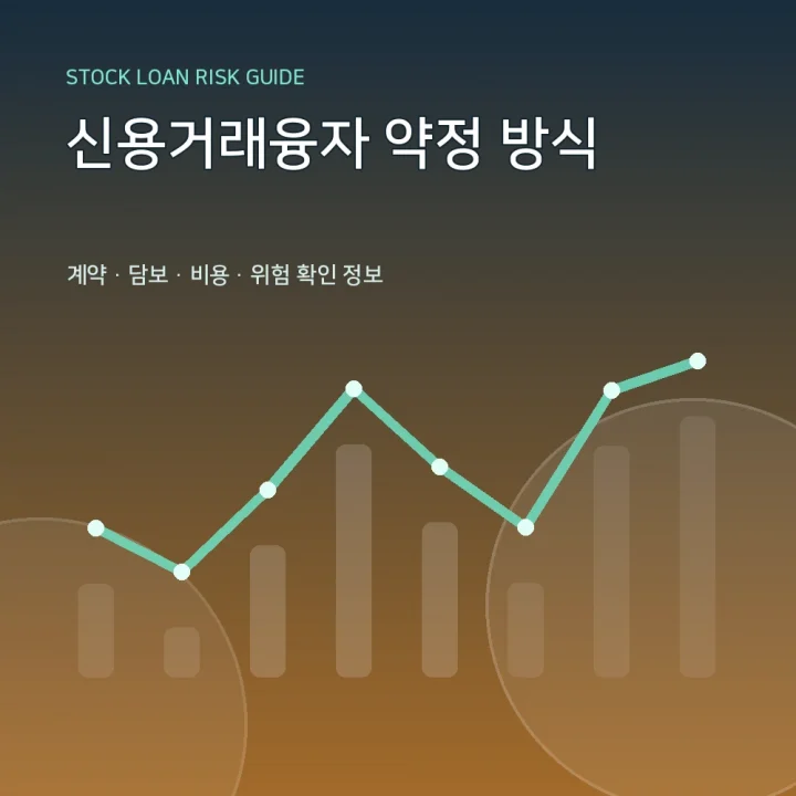 신용거래융자 약정 방식