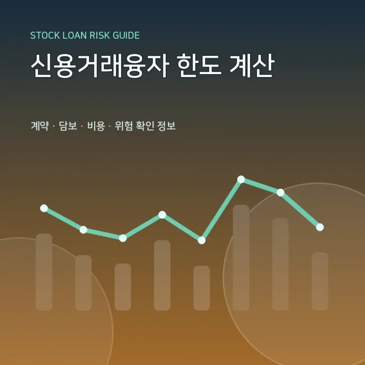 신용거래융자 한도 계산