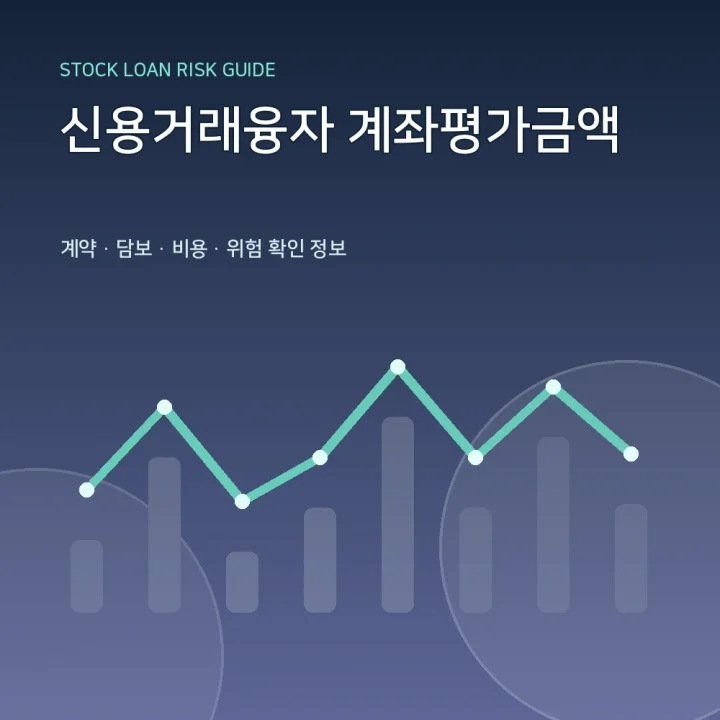 신용거래융자 계좌평가금액