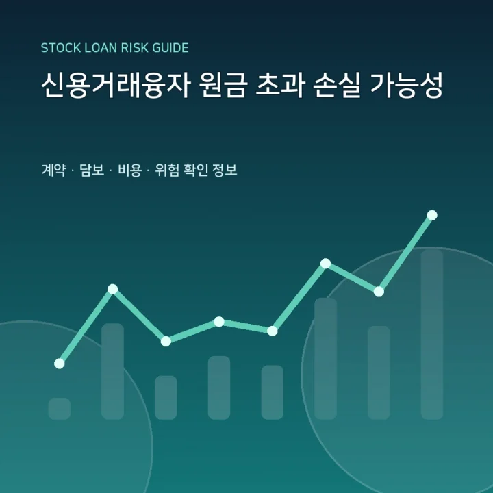신용거래융자 원금 초과 손실 가능성
