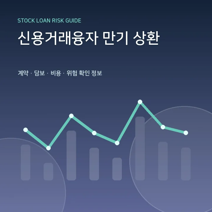신용거래융자 만기 상환