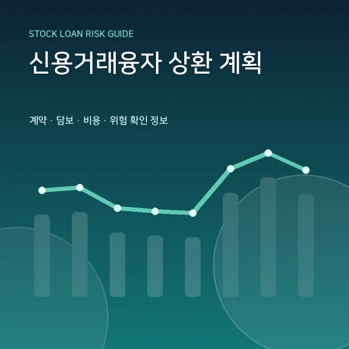 신용거래융자 상환 계획
