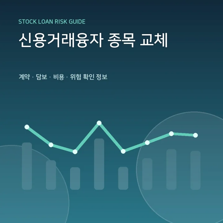 신용거래융자 종목 교체