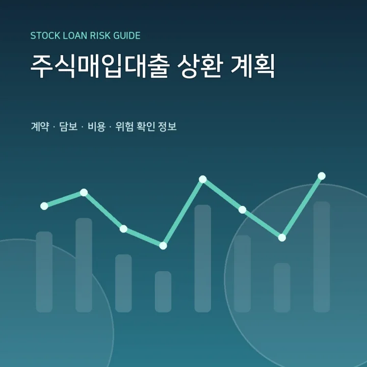 주식매입대출 상환 계획